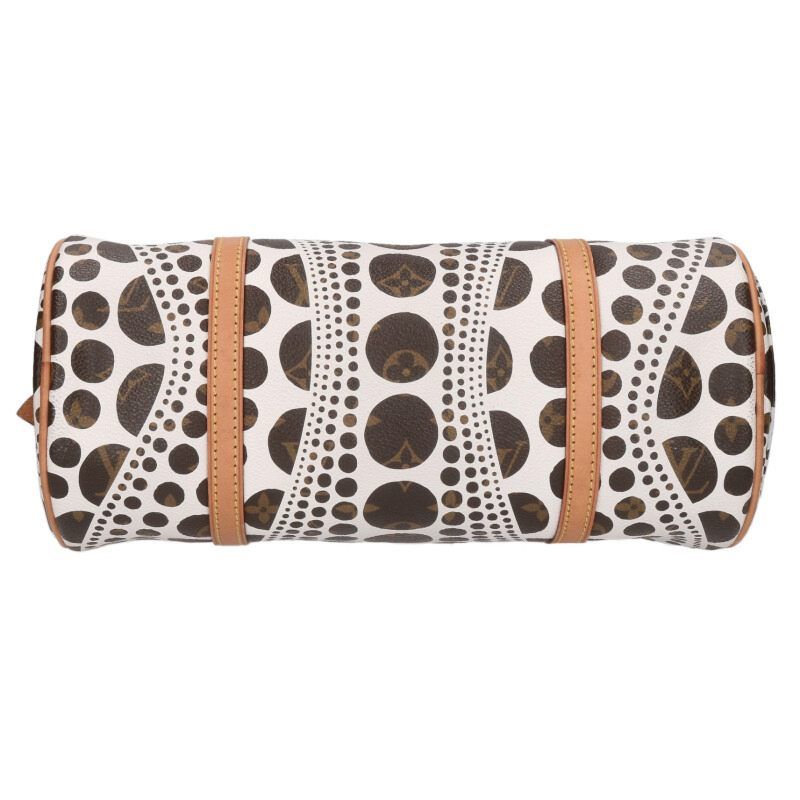 Louis Vuitton Papillon GM Yayoi Kusama Monogram Pumpkin Dot Handbag — view 4
