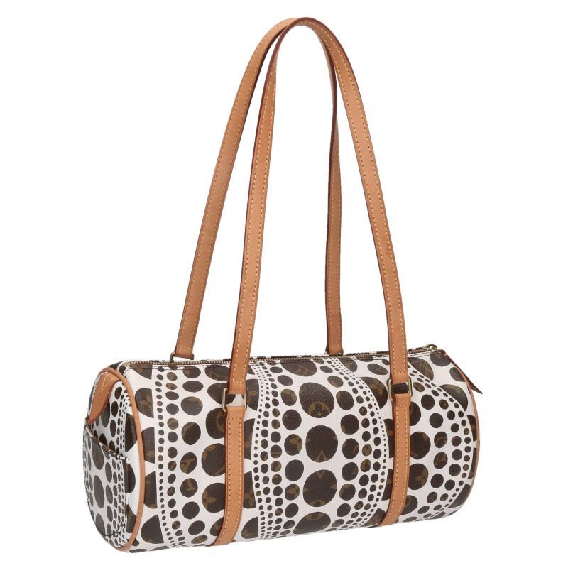 Louis Vuitton Papillon GM Yayoi Kusama Monogram Pumpkin Dot Handbag — view 2
