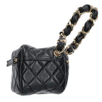 Chanel Mini Vanity Lamb Skin Chain Handbag — view 2