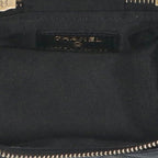 Chanel Mini Vanity Caviar Leather Chain Shoulder Bag — view 3