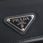 Prada Saffiano Leather Nylon Renylon Triangle Logo Plate Smartphone Case Bag — view 7