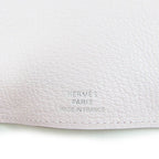 Hermes Bearn Chevre Mauve Pere Silver Hardware 4 Ring Key Case Engraved W — view 8