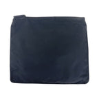 Prada Tessuto Triangle Logo Plate Black Silver Hardware Nylon Shoulder Bag — view 2