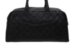 Chanel Handbag Mini Boston Caviar Leather CC Logo Black Gold — view 3