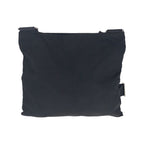 Prada Tessuto Triangle Logo Plate Black Silver Hardware Nylon Shoulder Bag — view 2