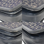 Celine Carriage One Shoulder Macadam Navy Gold 60 Bs100 — view 7