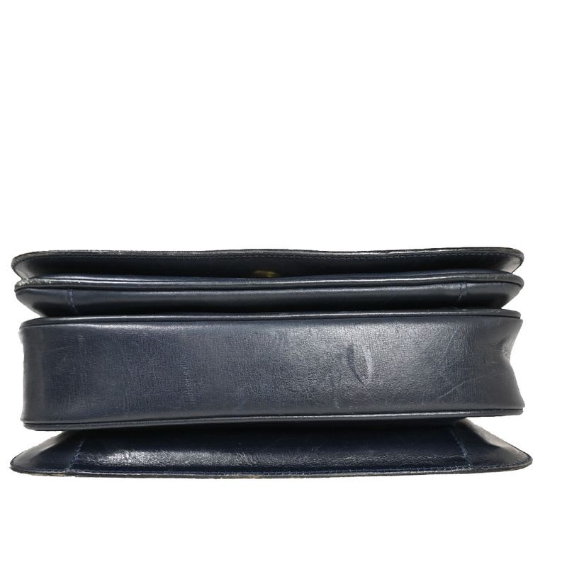 Celine Carriage One Shoulder Macadam Navy Gold 60 Bs100 — view 6