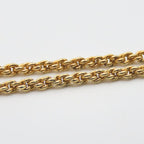 Christian Dior Necklace Metal Gold CD Logo Plated Accessories — view 8