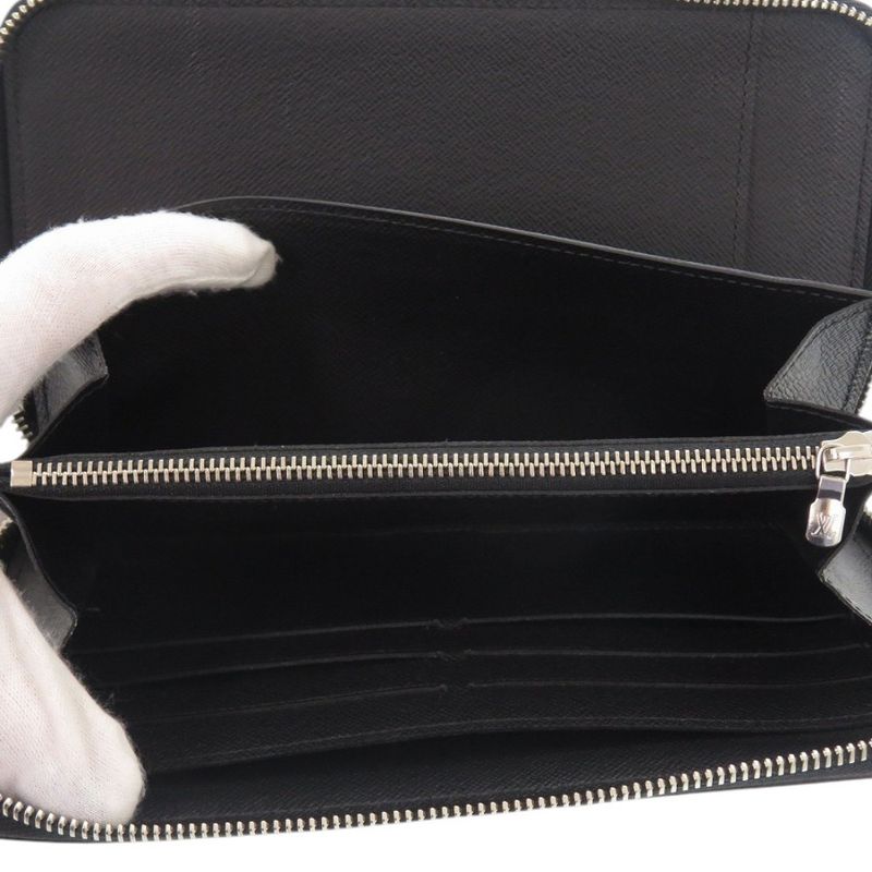 Louis Vuitton Zippy Organizer Epi Black Long Wallet 1074 — view 5