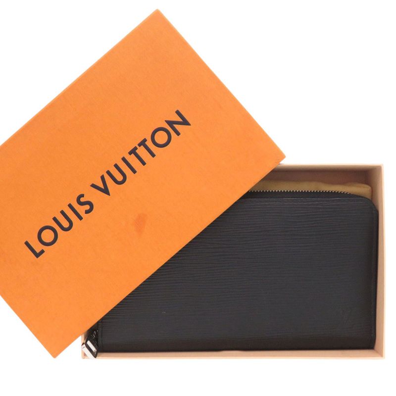 Louis Vuitton Zippy Organizer Epi Black Long Wallet 1074 — view 2