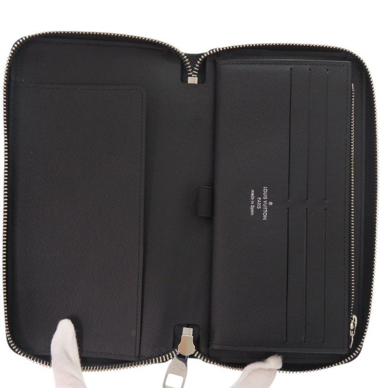 Louis Vuitton Zippy Organizer Epi Black Long Wallet 1074 — view 4