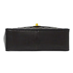 Chanel Bag Shoulder V Stitch Lambskin Black Gold Hardware — view 3