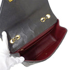 Chanel Bag Shoulder V Stitch Lambskin Black Gold Hardware — view 5