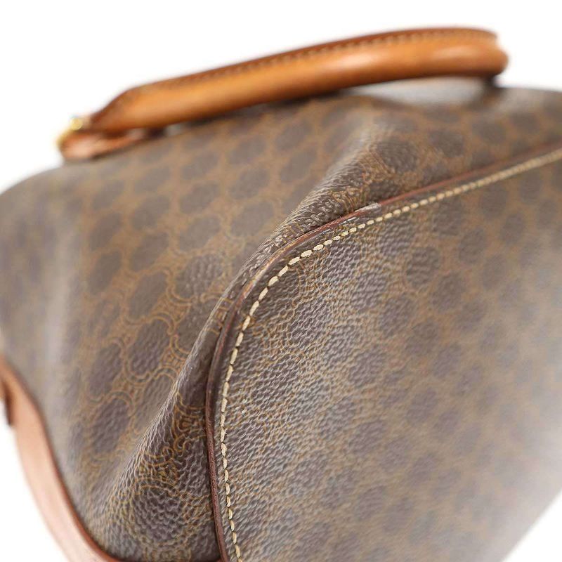 Celine Macadam Shoulder Bag Brown — view 6