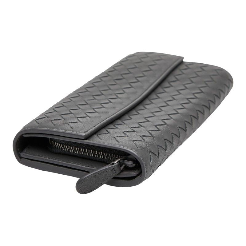 Bottega Veneta Intrecciato Gray Leather — view 5