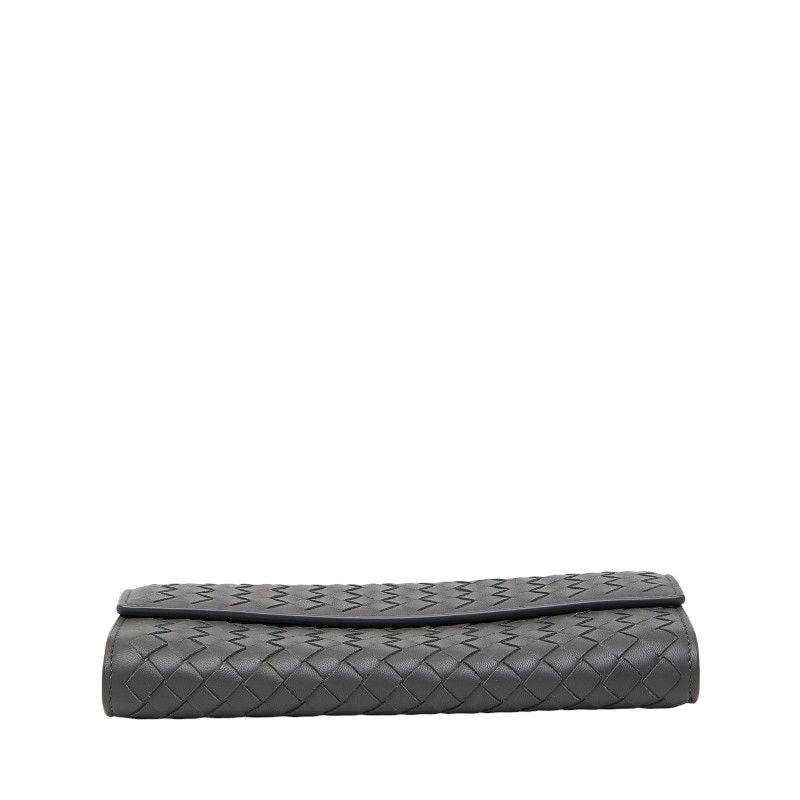 Bottega Veneta Intrecciato Gray Leather — view 3