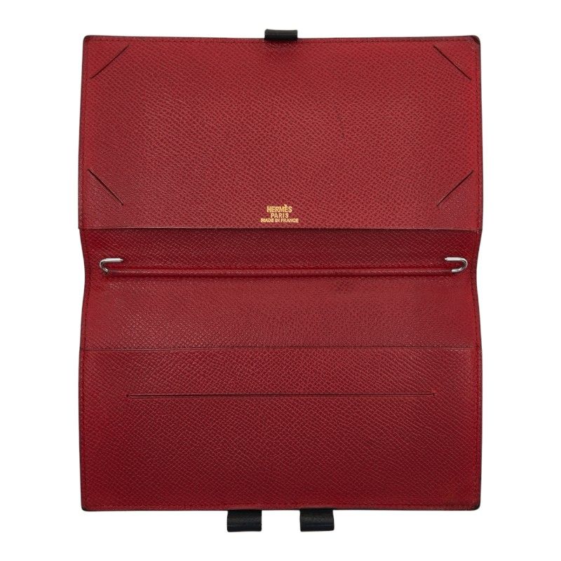 Hermes Agenda Navy Red Courchevel — view 7