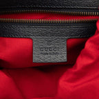 Gucci GG Wool Backpack Navy Red Leather — view 5