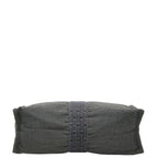 Hermes Her Line Clutch Bag Second Grey Black Canvas — view 3