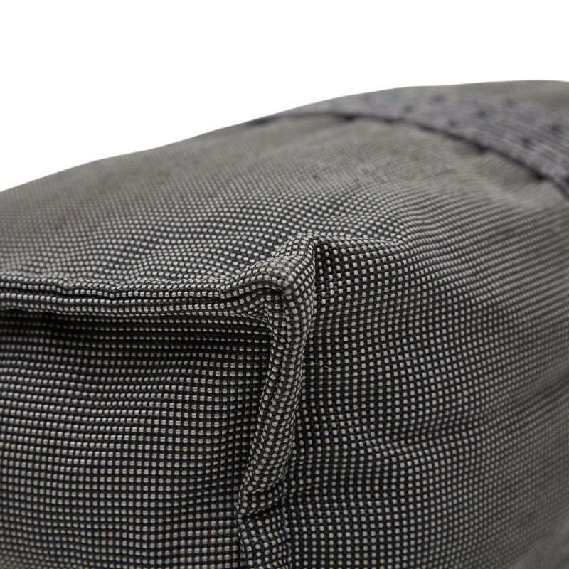Hermes Her Line Clutch Bag Second Grey Black Canvas — view 4