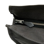 Hermes Her Line Clutch Bag Second Grey Black Canvas — view 9