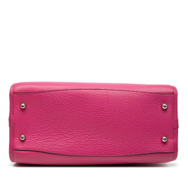 Loewe Anagram Alamo 28 Shoulder Bag 2-Way Pink Leather — view 3