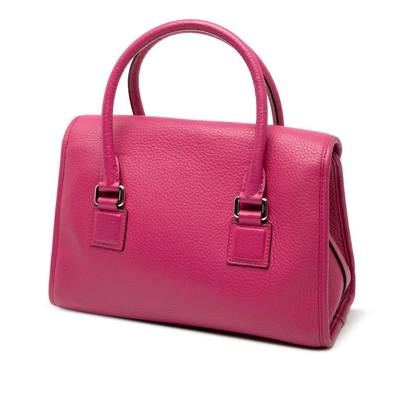 Loewe Anagram Alamo 28 Shoulder Bag 2-Way Pink Leather — view 2