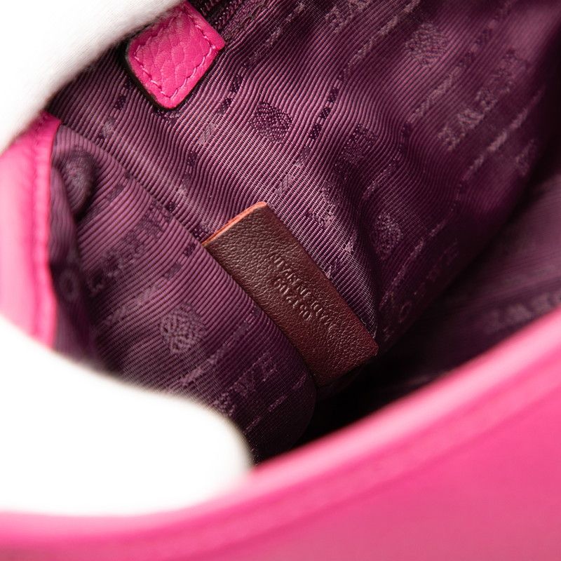 Loewe Anagram Alamo 28 Shoulder Bag 2-Way Pink Leather — view 6