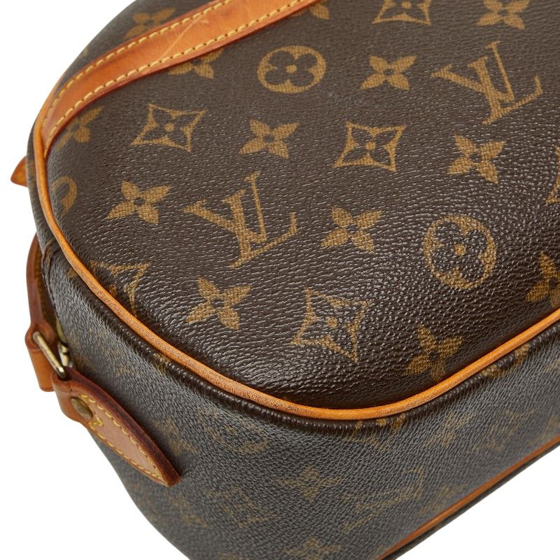 Louis Vuitton Monogram Blois Crossbody Bag Brown Leather — view 5