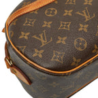 Louis Vuitton Monogram Blois Crossbody Bag Brown Leather — view 5