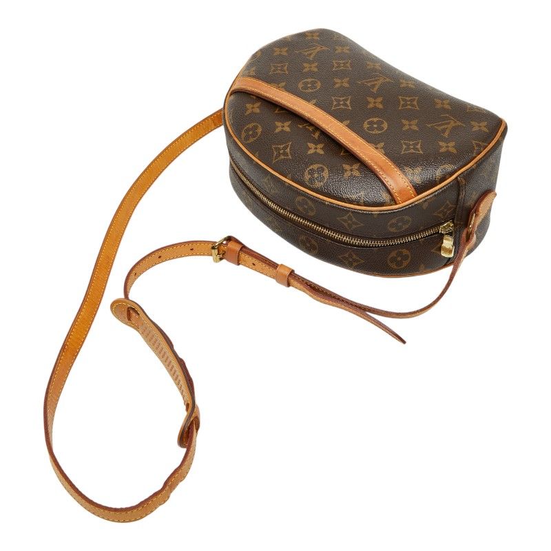 Louis Vuitton Monogram Blois Crossbody Bag Brown Leather — view 8