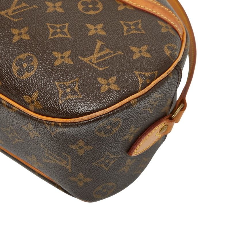 Louis Vuitton Monogram Blois Crossbody Bag Brown Leather — view 4