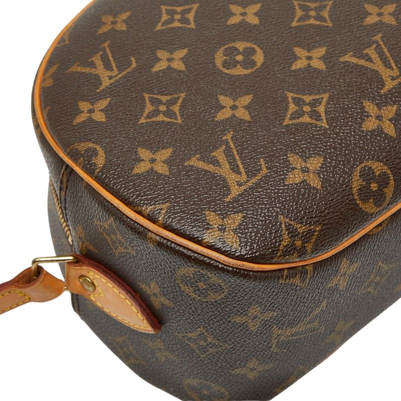 Louis Vuitton Monogram Blois Crossbody Bag Brown Leather — view 7