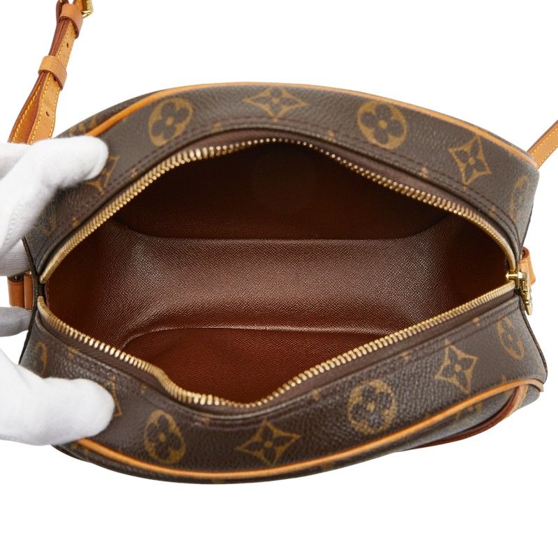 Louis Vuitton Monogram Blois Crossbody Bag Brown Leather — view 9