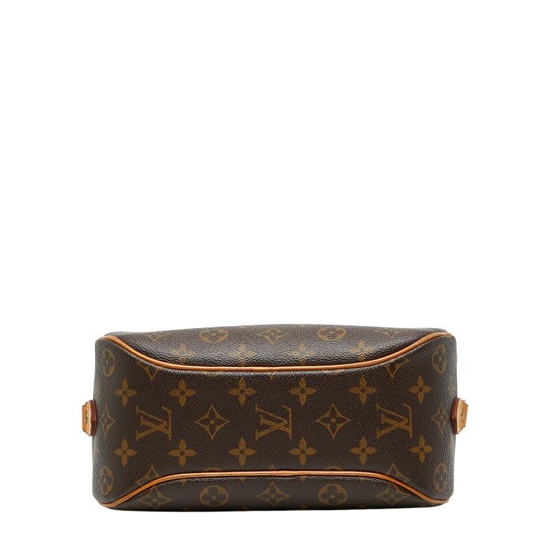 Louis Vuitton Monogram Blois Crossbody Bag Brown Leather — view 3