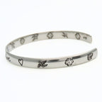 Gucci Bangle Blind for Love 18 925 Silver 12.6 g Bracelet Accessory — view 4