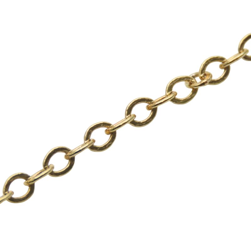 Christian Dior Necklace Metal Gold Logo Plated Accessories Women — view 8