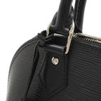 Louis Vuitton Epi Alma BB Handbag Mini Bag 2-Way Shoulder Noir Black — view 8