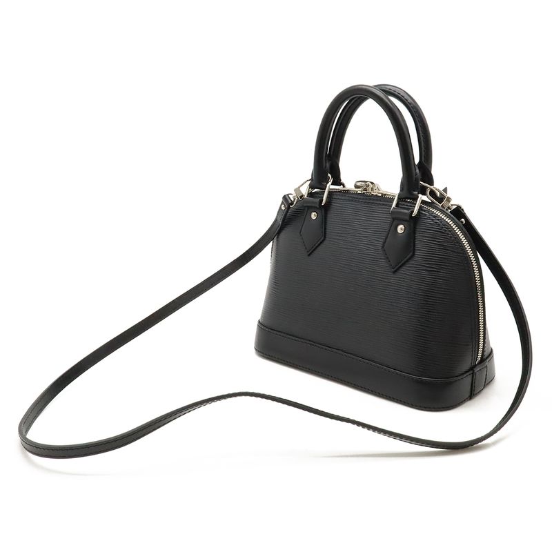 Louis Vuitton Epi Alma BB Handbag Mini Bag 2-Way Shoulder Noir Black — view 2