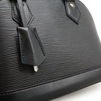 Louis Vuitton Epi Alma BB Handbag Mini Bag 2-Way Shoulder Noir Black — view 9