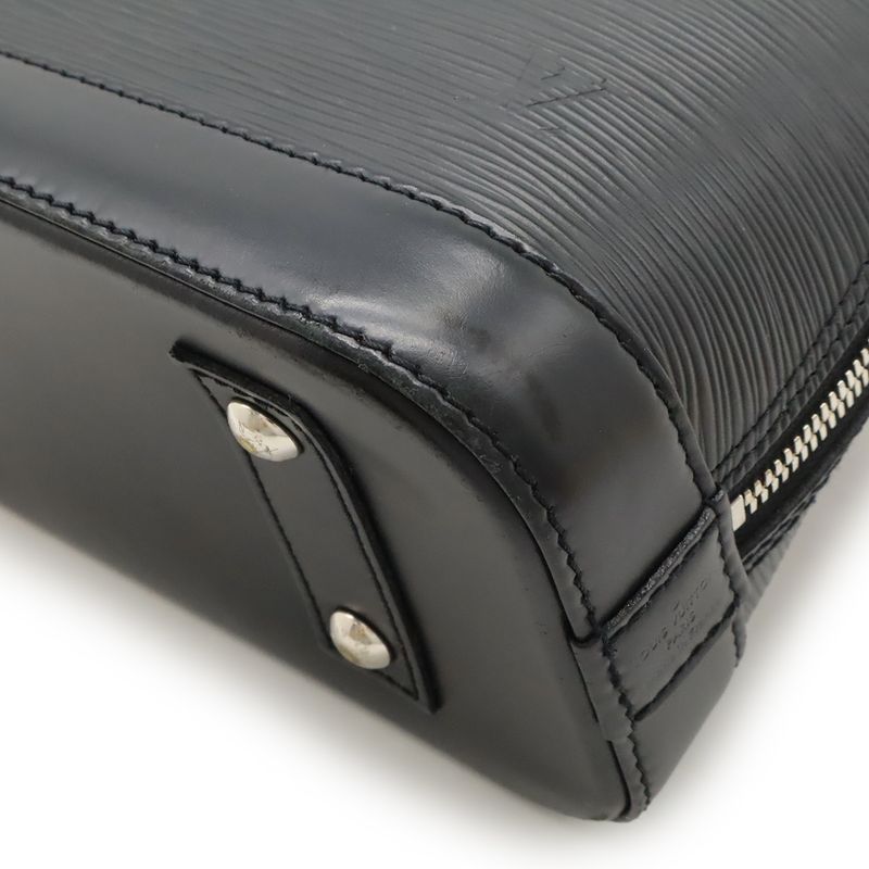 Louis Vuitton Epi Alma BB Handbag Mini Bag 2-Way Shoulder Noir Black — view 3