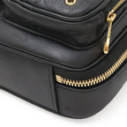 Louis Vuitton Utility Crossbody Bag 2-Way Clutch Leather Black — view 3