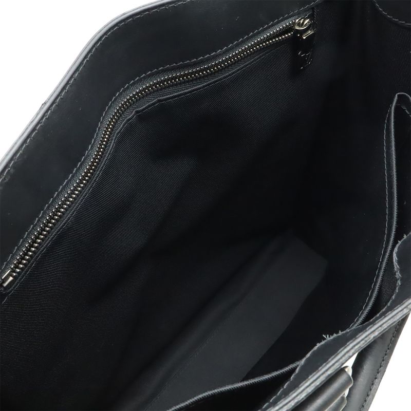 Louis Vuitton Monogram Eclipse Sac Plat Tote Handbag Vertical 2-Way Shoulder Bag — view 6