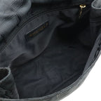 Chanel New Travel Line Shoulder Bag Crossbody Nylon Jacquard Leather Black — view 7