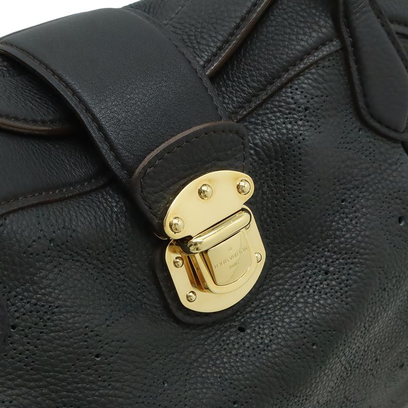 Louis Vuitton Monogram Mahina Sealth PM Tote Noir Black — view 8