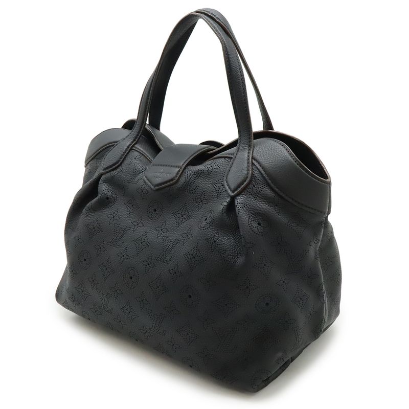Louis Vuitton Monogram Mahina Sealth PM Tote Noir Black — view 2