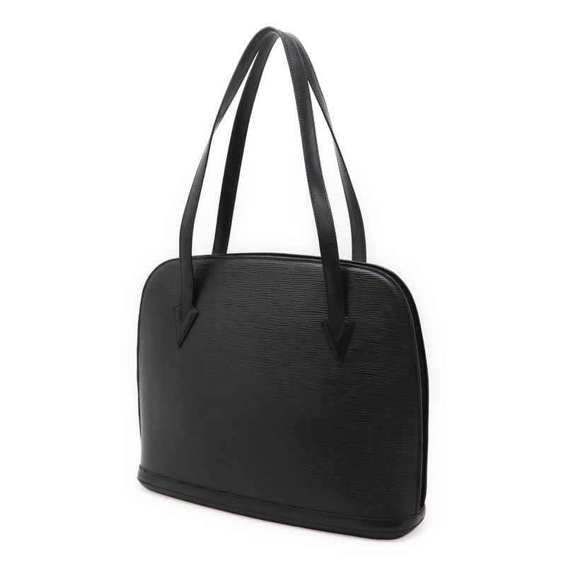 Louis Vuitton Epi Lu Sac Shoulder Bag Tote Leather Noir Black — view 2