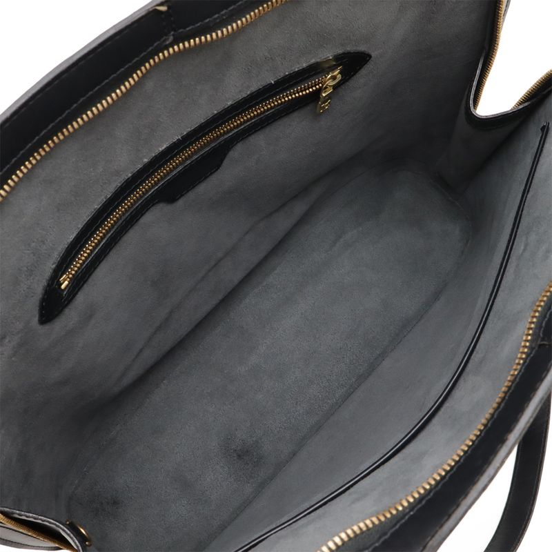 Louis Vuitton Epi Lu Sac Shoulder Bag Tote Leather Noir Black — view 6