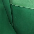 Hermes Kirius Second Bag Clutch Business Courchevel Leather Green — view 6