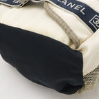 Chanel Sport Line Waist Bag Body 2-Way Handbag Nylon Canvas Ivory — view 3